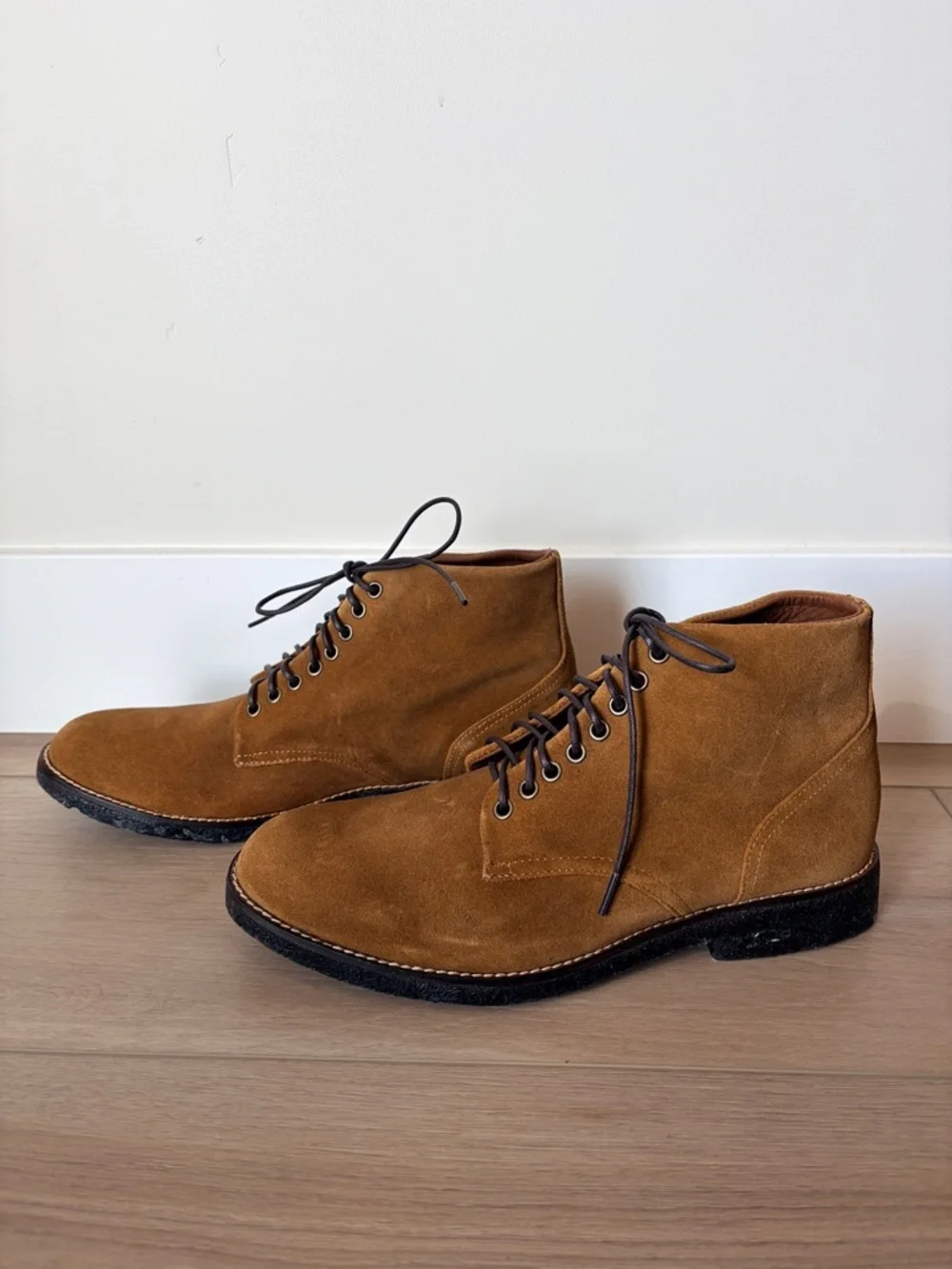 BRAND NEW Brooks Brothers Men's Brown Suede Chukka Boots, Size 11 D